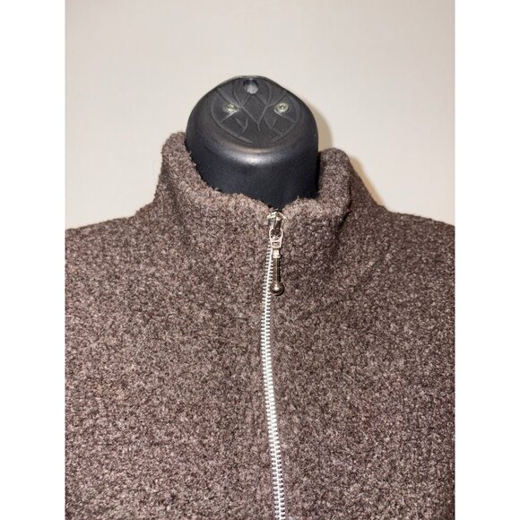 Phd Paul Harris Design, Brown Teddy Bear Vest, Women Medium front zip - Picture 2 of 7